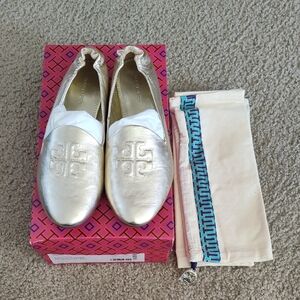 Gold Women's Slip-On Shoes